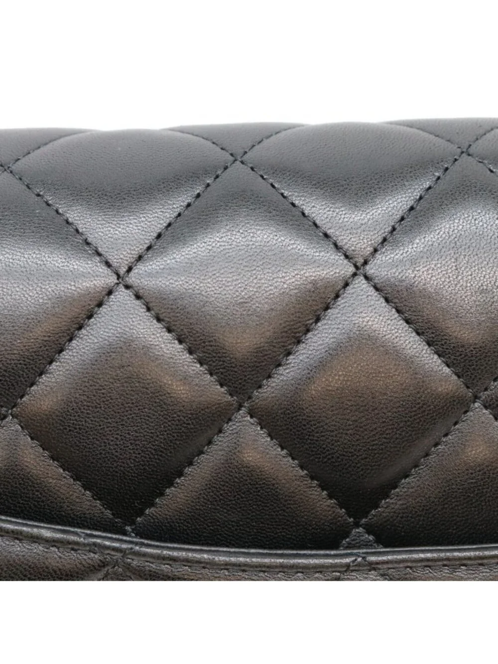 Chanel Black Lamb Silver Single Flap Maxi Quilted 34